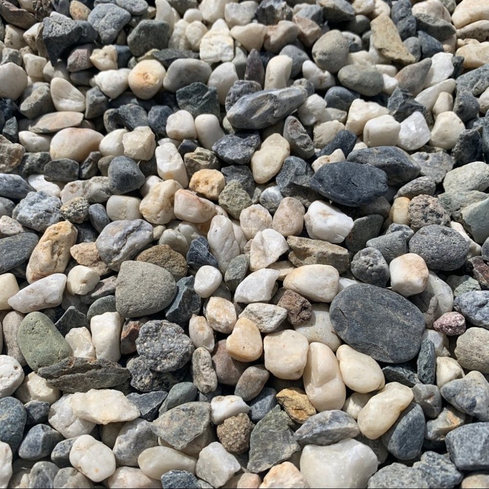 Gorgeous Mixed Color Marble-Like Accent Rocks, 32 oz Outdoor Indoor Decorative